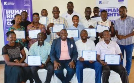 Mbale  City: 15 Journalists gets to next level, awarded certificates