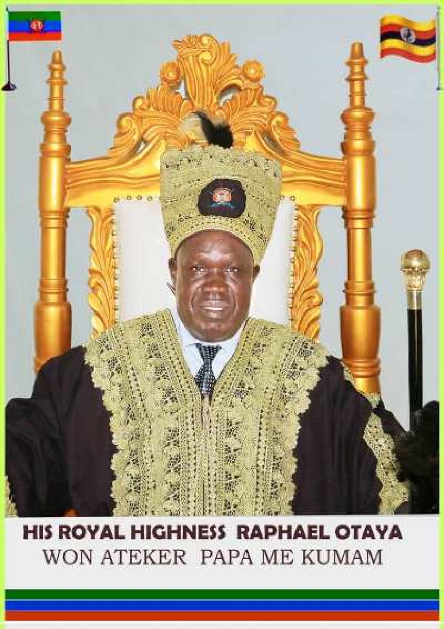 Kumam cultural leader his highnesses Otaya asks government to construct Kumam Royal palace