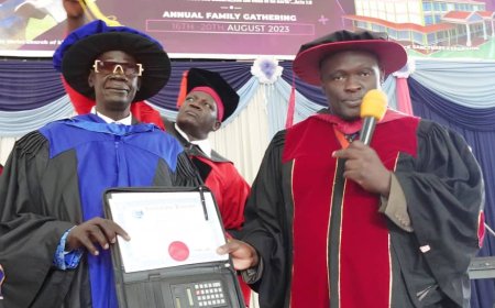 Executive Director of British hygiene Care, George Mawa Honoured Doctorate Degree In Community Development