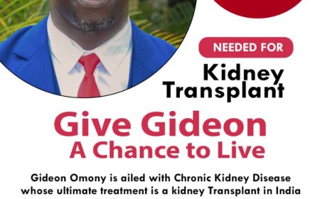 Lango Journalist Seeks Help (120M Ugx )  for Kidney transplant