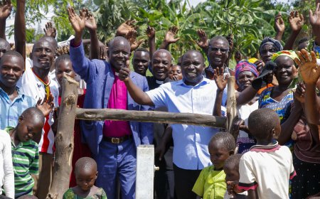 Lango Hails 'Elijah Streams ' for supporting Community with clean and reliable Water Source
