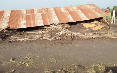 HOIMA! Hailstorm Leaves  12 Children injured in a Community School