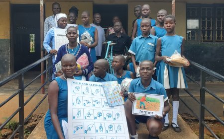 SHAU  Organization In Partnership with Gulu Inclusive School to Promote Education of Children Living With Disabilities