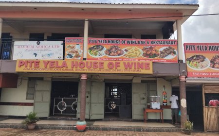 PITE-YELA House of Wine& Restaurant, Lira City Stands the Best Hang Out  Place, Pork and All Drinks Available