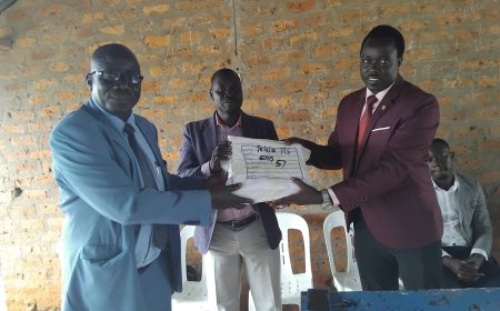 Moroto MP Aspirant Leo Elem Delivers Pre PLE Exams To Schools In Alebtong