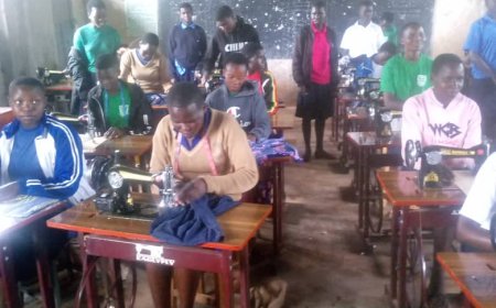 BIG STORY! Apac Tech  School Promoting  M7  Initiative  On Skilling Ugandans, Over 200 Sch Dropout Empowered
