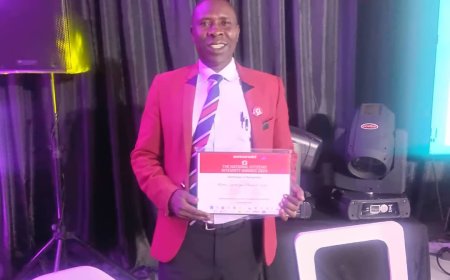 Lira Mayor  George  Okello Ayo Shines As He Receives Award for Fighting Corruption