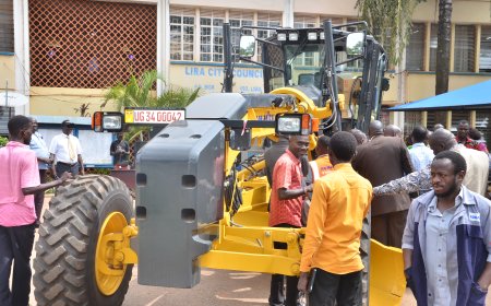 Celebrations As  Lira City Acquires Road Equipment with Local Revenue Fund