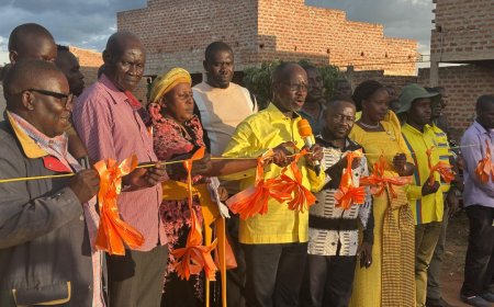 AJURI'S  HOPE IN ACTION: Government Chief Whip Denis Hamson Obua Launches Life-Changing Road Construction Project in Ajuri