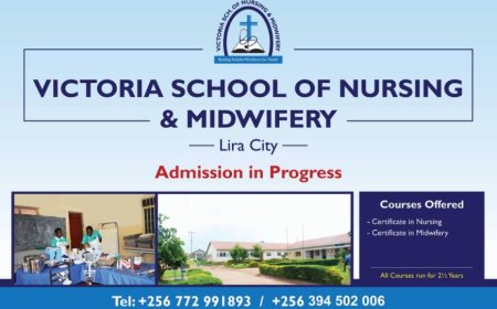 OPPORTUNITY! Victoria School Of Nursing and Midwifery,  Lira Offers Huge Busaries Opportunity Scheme For July Intake Students  JOIN NOW