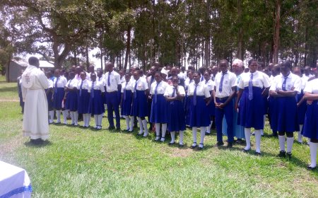 UCE UPDATE!  Aloi S.S Dedicates  Candidates  To God a head of UCE 2025