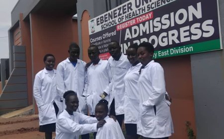 Attention Nursing Students! Apply Now for January 2026 Intake at Ebenezer University School of Health Science, Lira