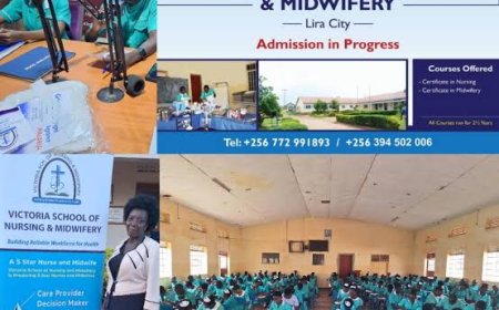 2026 Intake Ongoing At Ugandan Prestigious Institution:  Victoria School of Nursing& Midwifery, Lira