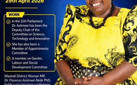 Masindi MP Dr. Asiimwe Intensifies Speaker Bid, Courts Northern Uganda With Message of Restoring Parliament Integrity