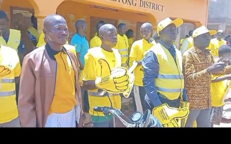 Jubilations Erupt in Alebtong as Museveni Sworn in Office To Continue Leading Uganda