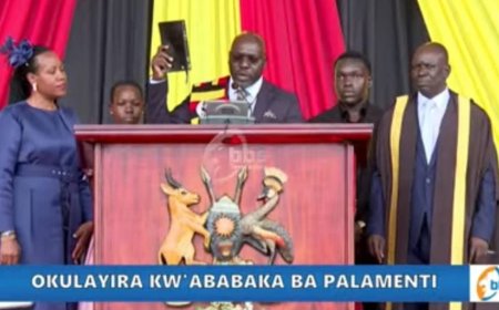 SWEARING-IN: Alyela Omodi  Takes Over As A Brand New MP For Lira City East Division