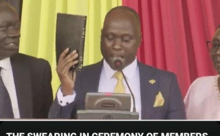 SWEARING-IN: Kwania County New MP Takes Oath, Promised to Deliver Tangible Development