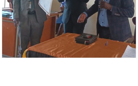 Alebtong Deputy RDC , Lutwama Warns Civil Servants Against Corruption as District Receives New CAO