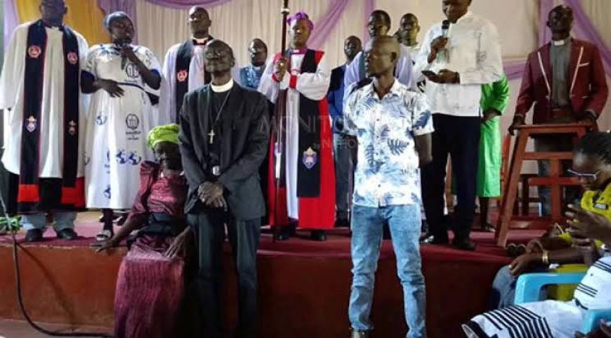 After Exchanging Blows In Church, Reverend Canon Richard Ongom & Abim LC2 Reconcile
